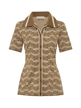 Alemais Stefanie Knit Shirt size S